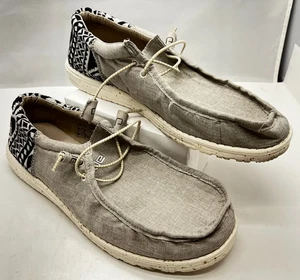 Hey Dude Wally Funk Slip On Jacquard Bungee Shoes Mens Sz 12 - Picture 1 of 10