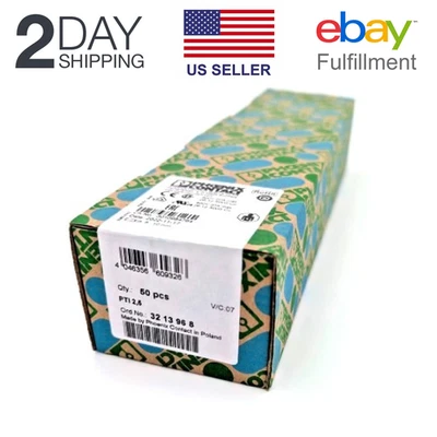 Bloque de terminales de instalación Phoenix Contact PTI 2,5 3213968 CAJA DE 50P STOCK EE. UU. Foto 1 de 3