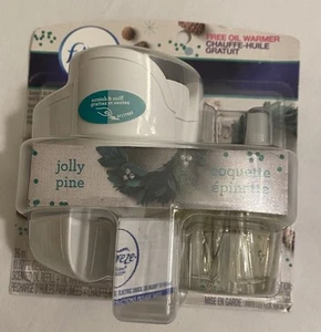 Febreze Noticeables Jolly Pine Scented Oil Warmer & Refill DISCONTINUED NEW - Picture 1 of 3