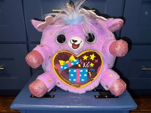 Jumbo Golden Egg lila Rentier Regenkörner 13 Zoll Plüschtier makelloser Zustand - Bild 1 von 9