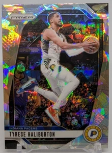 2024-25 Panini Prizm Basketball Tyrese Haliburton #99 Cracked Ice Prizm - Pacers - Picture 1 of 3