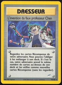 Carte Pokémon L'invention du faux professeur Chen 94/105 Neo Destiny Français - Picture 1 of 2