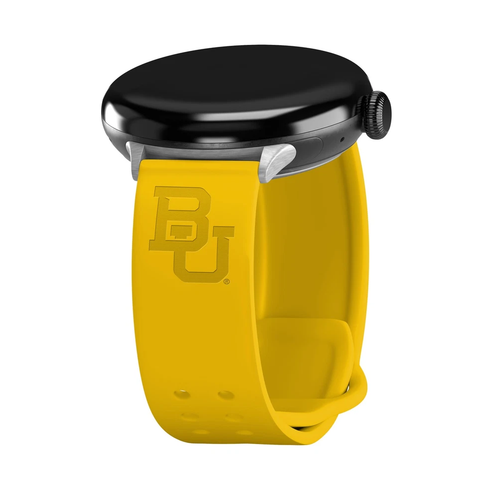 Correa de reloj Baylor Bears grabada en silicona para reloj Google Pixel Foto 1 de 1