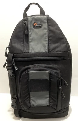 Lowepro Slingshot 202 AW DSLR Camera Sling Bag Backpack Black All Weather - Image 1 of 4