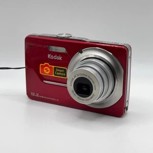Kodak Digital Camera EasyShare M341 – 12.2MP – Red – Tested – Body Only - Picture 1 of 18