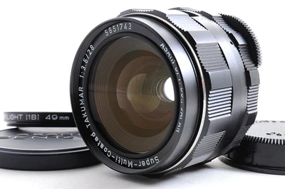 Pentax Super-Multi-Coated Takumar 28mm F3.5 MF Lente Para M42 com Filtro ESTADO PERFEITO Japão - Imagem 1 de 4