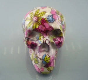 3.1" pink Ceramic thermal traner printing realistic skull crystal healing 306 - Picture 1 of 6