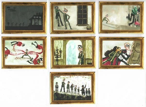 The Umbrella Academy Temporada 1 - 7 cartas Robo en el Museo Chase Set M1-M7 - Imagen 1 de 2