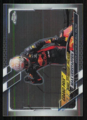 2021 Topps Chrome Formula 1 #142 Max Verstappen/Grand Prix Winners - Image 1 of 2