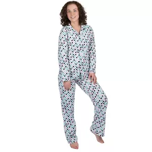 Women's 2-Piece Ultra-Soft Micro Fleece Pajama Set - Picture 1 of 30