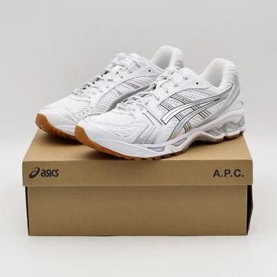 1203A727-100 A.P.C. Asics Gel-Kayano 14 bianco argento puro (uomo) - Immagine 1 di 4
