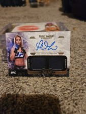 2017 Topps Tier One Dual Relic Auto Paige VanZant  53/75 UFC