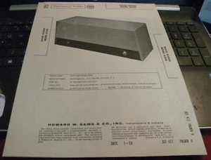 DAVID BOGEN AUDIO AMPLIFIER MODEL: k060 (SAMS PHOTOFACT 427-6) - Picture 1 of 1