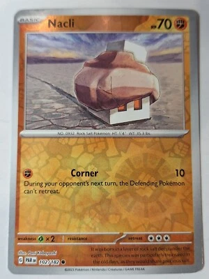 Nacli 102/182 Sv04: Paradox Rift Pokemon Reverse Holo Foil Nice! - Image 1 of 3