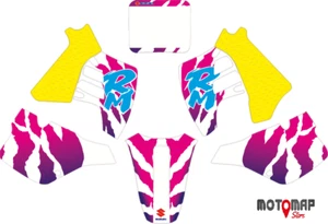 Kit Grafiche Adesivi Suzuki Rm 125 1992 Replica Crystal 5 mm - Imagen 1 de 1