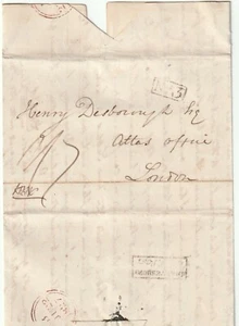 1827 SHAFTESBURY 5" KLAUSEL POST H WARD WINCANTON RE INSURANCE AGENTURES BRIEF - Bild 1 von 2