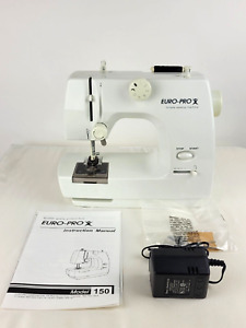 Euro-Pro X Mini Electric Sewing Machine Model 150 - Complete *Tested & Working*