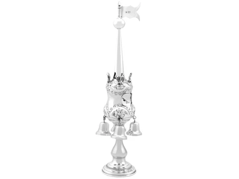 Antique George V Sterling Silver Spice Tower (1915) Cover
