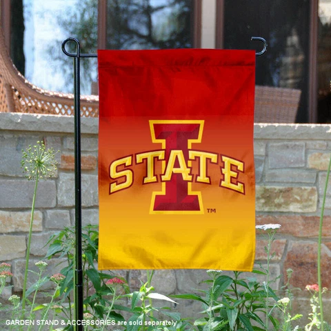 Iowa State Gradient Colors Garden Flag and Yard Banner Cover