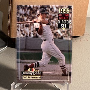 1995 Jimmy Dean Carl Yastrzemski Ex (5) All Time Greats Collectors Set 