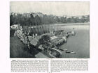 Tenby Town Harbour Walls Wales Antique Picture Old Victorian Print 1895 Rtc#111