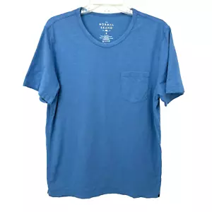 Camiseta de bolsillo para hombre The Normal Brand talla mediana azul algodón - Imagen 1 de 13