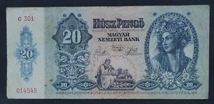 Ungarn 20 Pengo, 1941 KANN VERSENDEN 1,99 $ KAMM. VERSAND - Bild 1 von 2