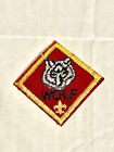 BSA Wolf Fleur De Lis WOLF Mini Red Patch 2" Inches Free Shipping 