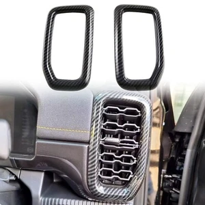 Cubierta de salida de ventilación de aire frontal de fibra de carbono para Ford Everest 2023 2024 25 - Imagen 1 de 9