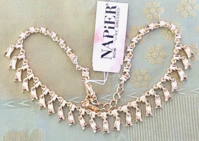 Collar Gargantilla Gota Rectángulo Oro Napier Foto 1 de 4