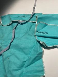 Tiffany & Co Storage Anti Tarnish Stamped Luncheon Knives  Fabric Roll W/Tie - Picture 1 of 2