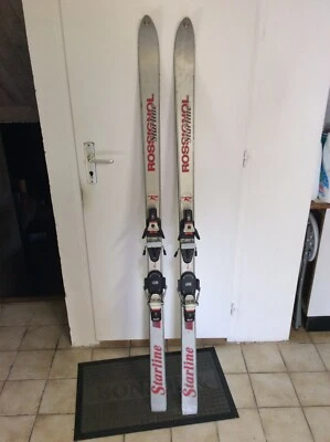 Ancien Skis ROSSIGNOL STARLINE 160cm LookRS99 Chalet Montagne Sport Hiver - Photo 1/4