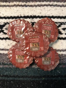 Yankee Candle “Autumn Wreath" 5Pack Wax Warmer Melt Tart.Brand New! Smells Great - Picture 1 of 5