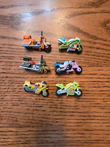 Lot of 6 Vintage Micro Machines Motorcycles Harley, Etc. - Picture 1 of 16