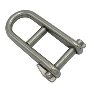 8mm Stainless Steel Key Pin D Shackle with Bar - Picture 1 of 1