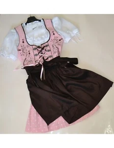 ABITO IN STILE TIROLESE DIRNDL tg. 46 it. + CAMICIA e GREMBIULE - Foto 1 di 3