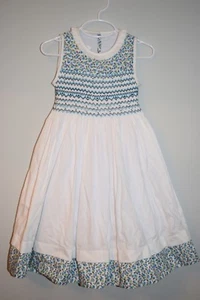 NWT Spring Summer Smocked Big Girl Dress 2T - Picture 1 of 2