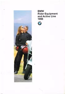 BMW MOTORCYCLE CLOTHING & HELMETS ETC ORIGINAL 1996 FACTORY SALES BROCHURE - Picture 1 of 1