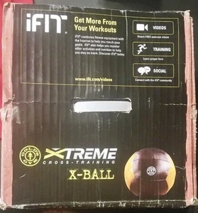 Gold's Gym Xtreme Cross-Training X-Ball Exercise Workout 12 Lb Weighted - Picture 1 of 3