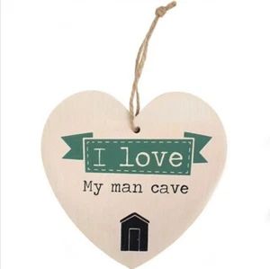 Love My Man Cave MDF Wooden Sign Valentines Birthday Christmas Gift for him home - Picture 1 of 1