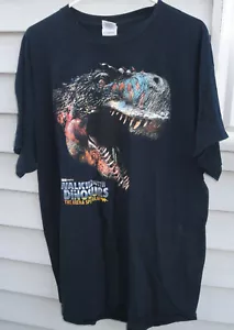 WALKING WITH DINOSAURS Arena Spectacular Tour 2014-15 T-SHIRT Mens XL Black used - Picture 1 of 2