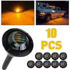 10X amber Smoked Round Side Marker lights Truck Trailer3/4LED Bullet Light Volkswagen Vento