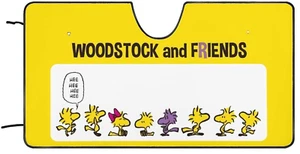 H67 Snoopy Sunshade Car Front Sunshade Car Accessories 130ⅹ70cm Woodstock A - Picture 1 of 7