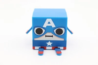Captain America Mavel GACHA CUBE Square Figur TAKARA TOMY T-ARTS - Bild 1 von 4