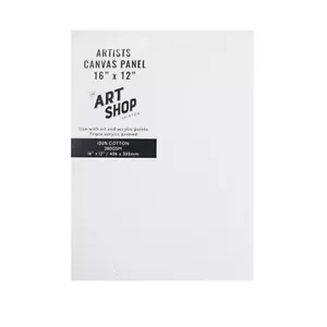STUDIO 22 Cotton Canvas Panel Painting Board for Oil & Acrylic in 12 x 16" - Picture 1 of 3