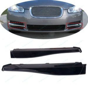 Front Bumper Side Grille Insert Cover Trim l For Jaguar XF 2009-2011,Black,LH&RH - Picture 1 of 10