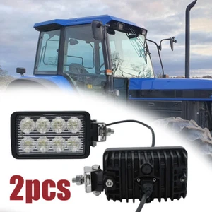 2X LED Work Lamp For Ford New Holland Tractor 7740 7810 7840 TS80 TS90 TW15 TW25 - Picture 1 of 5