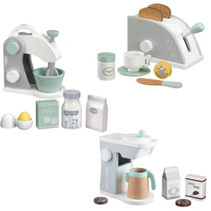 Kinderküche Geräte-Set bestehend aus Mixer, Toaster und Kaffeemaschine aus Holz - Bild 1 von 5