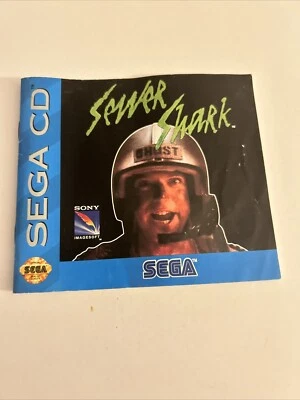 Sewer Shark Sega CD Manual Only, Authentic  - Image 1 of 2