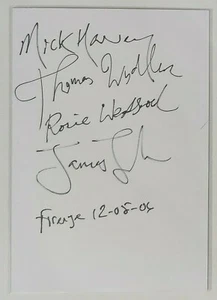 43518 157/ AUTOGRAMM - HARVEY WYDLER WESTBROOK JOHNSTON (Musiker) - Bild 1 von 4